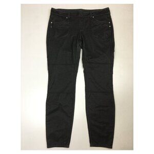 ATHLETA Black Soft Denim Look Pull On Stretch Jegging Leggings Pant